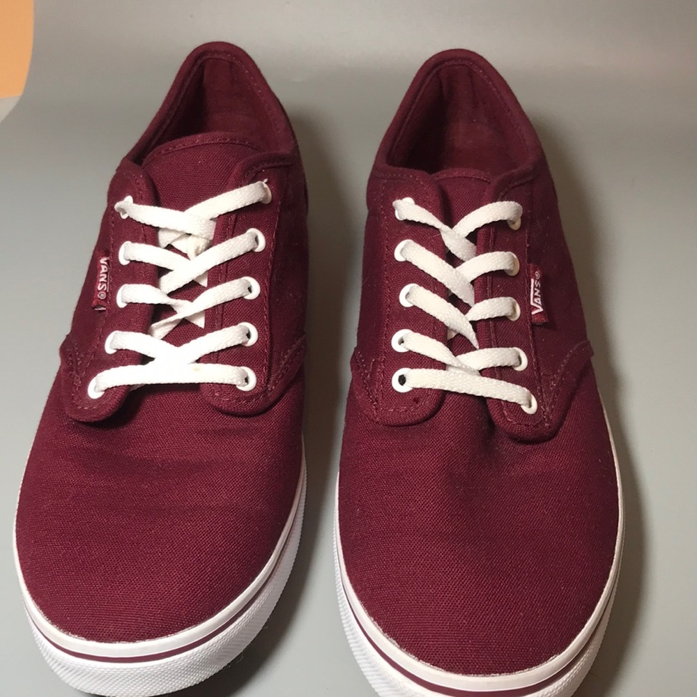 Maroon Off the Wall Vans